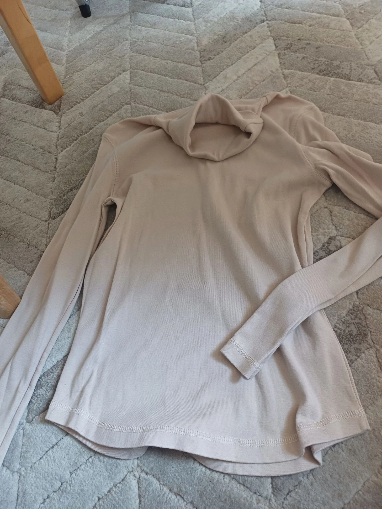 Pull femme beige